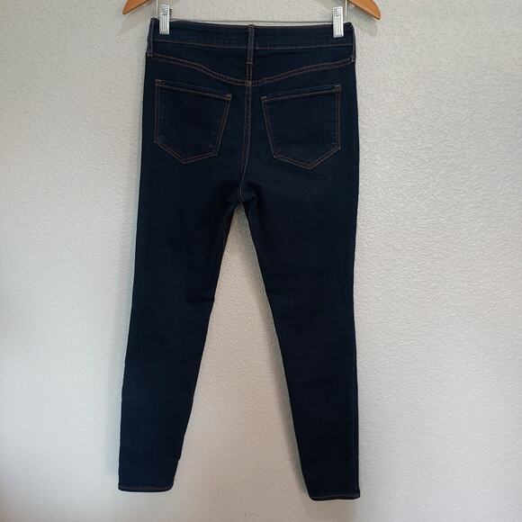 Old Navy 'Rock Star' Super Skinny Midrise Stretch Jeans Dark Wash Size 4 - Picture 6 of 9